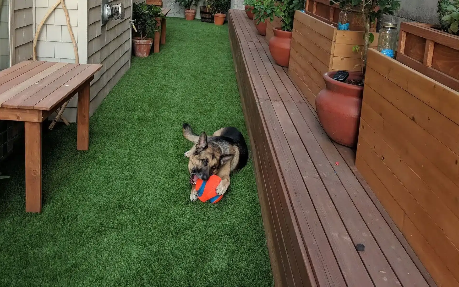 Artificial Turf Pet Area Installation in Richmond, TX